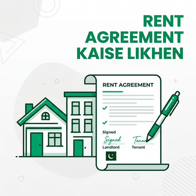 rent agreement kaise likhen Pakistan