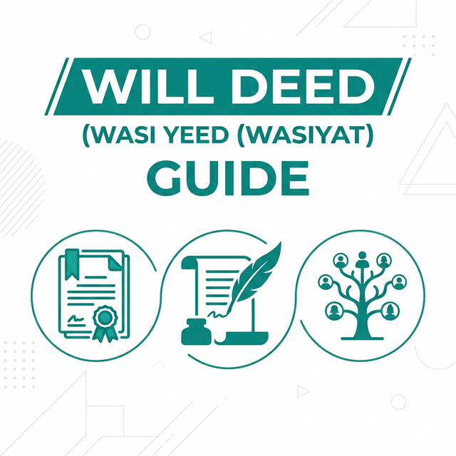 Will Deed (Wasiyat) in Pakistan - Drafting Guide and Free Template