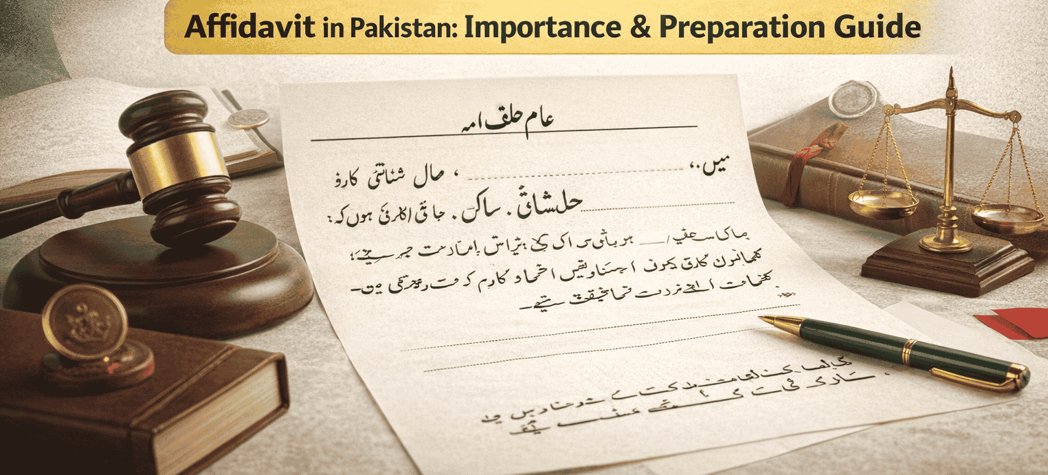 Importance of Affidavit (Bayan-e-Halfi) in Pakistan and How to Prepare It