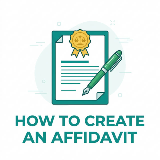 How to Create an Affidavit in Pakistan - Step by Step Guide with Free Template
